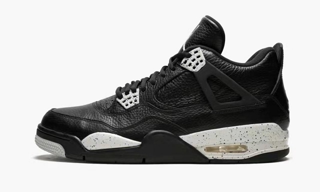 Women Air Jordan 4 Cement Oreo